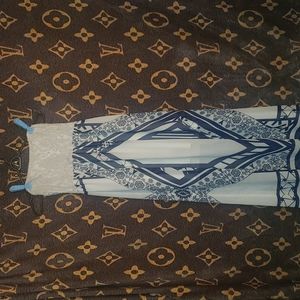 Womens long sleeveless dress (S)